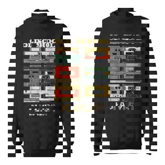 Old School Playlist Vintage Cassette Tapes Nostalgic Memory Sweatshirt | Mazezy