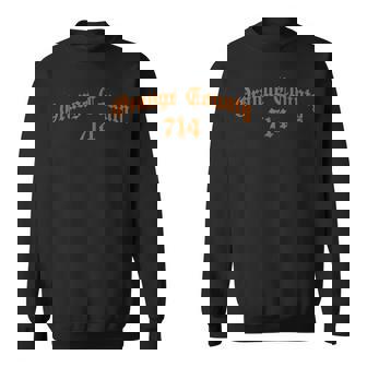 Orange County Area Code 714 Pride California Santa Ana Sweatshirt - Monsterry