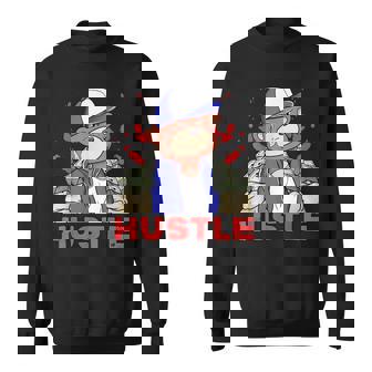 Ours En Peluche Hustle Hard Hard Hard Hard Entrepreneur Sweater e - Cadeauxyz