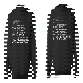 Papa Corse L'homme La Légende Cadeau Humour Sweater e - Cadeauxyz
