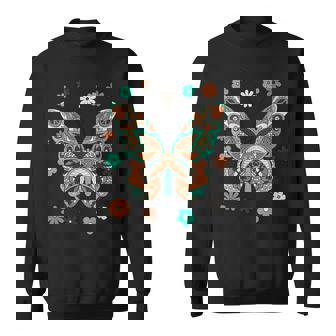 Papillon Signe De Paix Retro 70S 80S Costume Hippie Cadeau Sweater e - Cadeauxyz