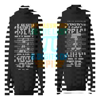 My Password Is The Last 8 Digits Of Pi Pi Day Camisa de entrenamiento - Regaloses