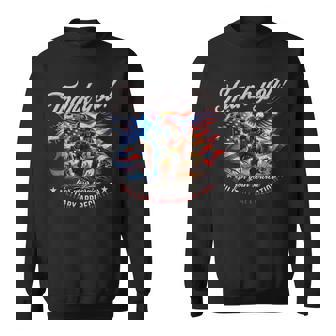 Patriotic USA Flag Military Appreciation Thank You Military Sweatshirt - Monsterry