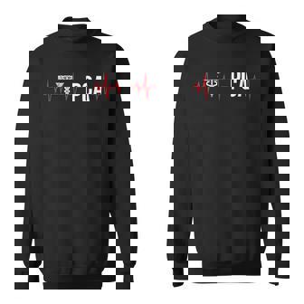 PCA Heartbeat Patient Care Assistant PCA Nurse Sweatshirt - Monsterry