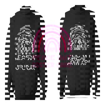 Peace Out Foster Care Adoption Gotcha Day 2023 Sweatshirt - Monsterry