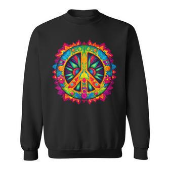 Peace Love Hippie Kostüm Tie Dye 60Er 70Er Jahre Sweatshirt - Geschenkecke