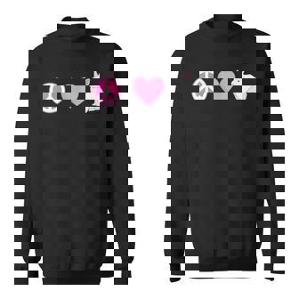 Peace Love Pâques Signe De Paix Lapin Coeur Hippie Sweater e - Cadeauxyz
