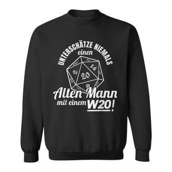 Pen Paper Fantasy Role Play D20 Slogan Sweatshirt - Geschenkecke