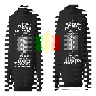 A Penne For Your Thoughts Noodle Pasta Italy Food Sweatshirt - Monsterry