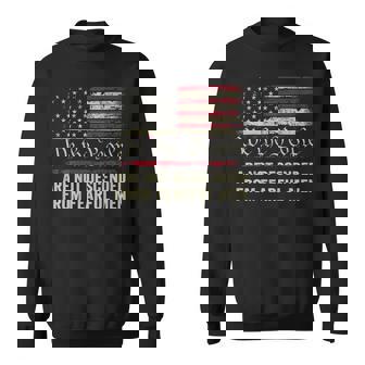We The People Are Not Descended From Fearful Men BACK Sweatshirt - Monsterry