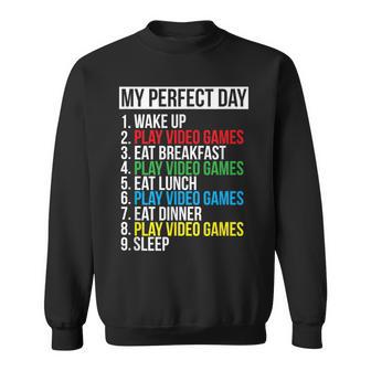 My Perfect Dayideo Games Cool Gamer Sweatshirt - Geschenkecke