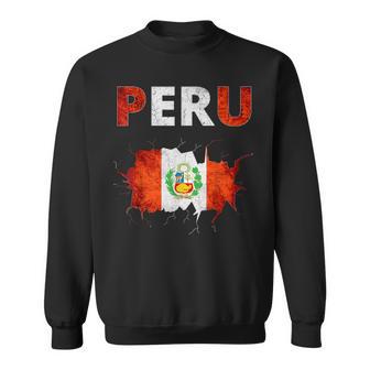 Peru Football Jersey Quali Peru Flag Sweatshirt - Geschenkecke