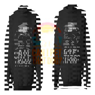 Can I Pet That Dog Bear Sweatshirt | Seseable UK