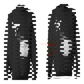 The Pitcher Baseball Apparel For Baseball Lovers Sweatshirt - Monsterry