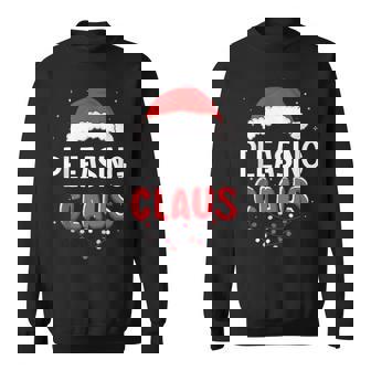 Pleasing Santa Claus Christmas Matching Costume Tank Top Sweatshirt - Monsterry