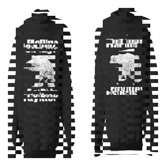 Polar Plunge Bear Winter New Year Event Team Frosty Bitches Sweatshirt - Monsterry