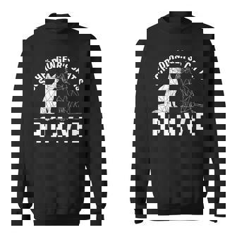 Polygonal Schrödinger's Cat Science Dead And Alive Sweatshirt - Geschenkecke