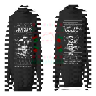 POP CLAUS Christmas Santa Claus Matching Family Pajamas Sweatshirt - Monsterry