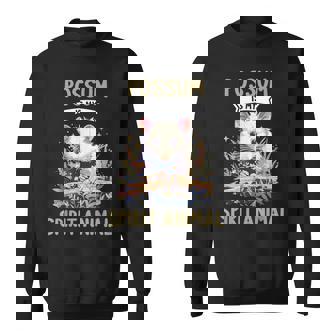 Possum Is My Spirit Animal Possums Possum Sweatshirt - Monsterry