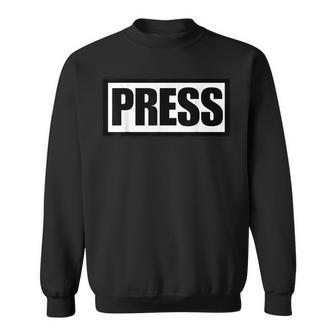 Prensa Periodista Reportero Medios Noticias Camisa de entrenamiento - Regaloses