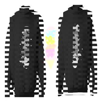 Pride Month Cat Kitten Panromantic Flag LGBT Sweatshirt - Monsterry
