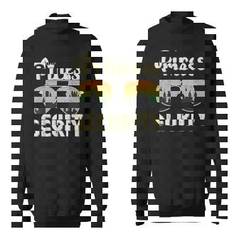 Princess Security Protection Retro Castle Matching Family Sweatshirt - Seseable