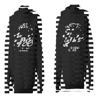 Promoted To Uncle Est 2025 Baby Announcement Sweatshirt - Thegiftio