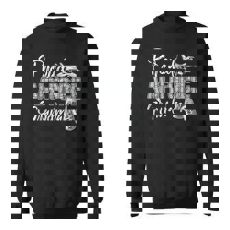 Proud Air Force Grandma US Military Family Matching Military Sweatshirt - Monsterry