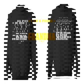 Proud Army Grandma Patriotic Pride Military Grandmother Sweatshirt - Monsterry