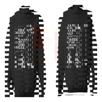 Proud To Be Native Indien Drapeau Amérindien Indigène Sweater e - Cadeauxyz