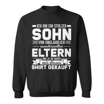 Proud Son Of Fantastic Parents Sweatshirt - Geschenkecke