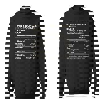 Pulleys Crossroads Virginia Proud Nutrition Facts Sweatshirt - Monsterry