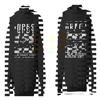 Purrfect Equilibrio Y Flexibilidad Divertido Amante De Los Gatos Y El Yoga Camisa de entrenamiento - Regaloses