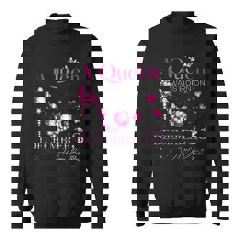A Queen Was Born On December 13 13th December Birthday Sweatshirt - Monsterry