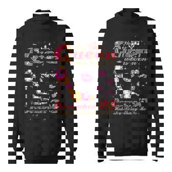 This Queen Was Born On December 25 25th December Birthday Sweatshirt - Monsterry