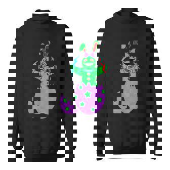 Rabid Rabbit Horror Anime Creepy Kawaii Sweatshirt - Monsterry