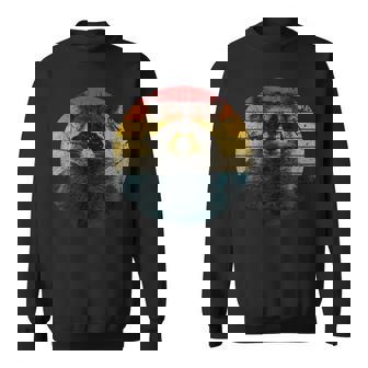 Raccoon Costume For Mapache Marten Raccoon Retro S Sweatshirt - Geschenkecke
