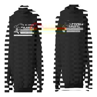 Ramirez Nom De Familleintage Des Années 80 Et 90 Coucher De Soleil Avec Palmiers Sweater e - Cadeauxyz
