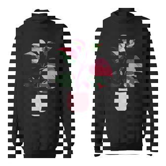 Rare Pink Princess Philodendron Plants Plant Collector Sweatshirt - Monsterry