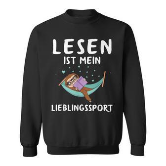 Reading Books Chain Reader Bookworm Book Lovers Saying Sweatshirt - Geschenkecke