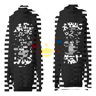 Reading Is Out Of This World Space Books Lover Sweatshirt | Seseable UK