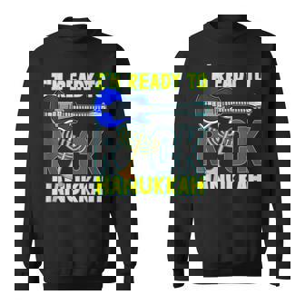 Im Ready To Rock Hanukkah Guitar Music Instrument Musician Tank Top Sweatshirt - Monsterry