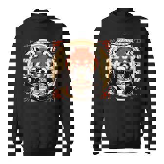 Red Panda Ramen Kawaii Neko Japanese Noodles Aesthetic Sweatshirt - Monsterry