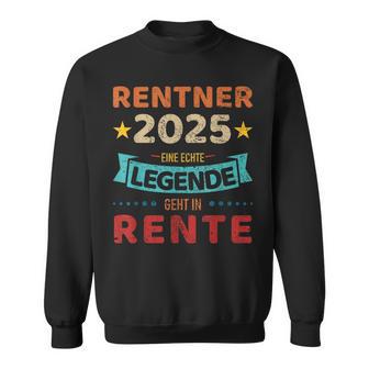 Rentner 2025 Legend Retirement For Grandpa Sweatshirt - Geschenkecke