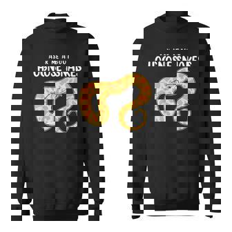 Reptile Lover Herpetologist Hognose Snake Sweatshirt - Monsterry