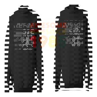 Retro 40 Birthday Decorations 40Yr 1985 40Th Birthday Sweatshirt - Thegiftio