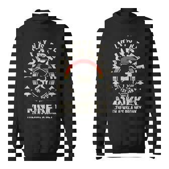 Retro Always Be Yourself Unless You Can Be A Monkey Lover Sweatshirt - Monsterry