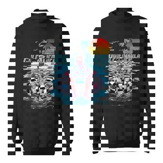 Retro Gulf Of Usa America Est 2025 American Gulf Usa Beach Sweatshirt | Mazezy
