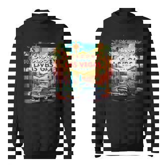 Retro Las Vegas Nevada Las Vegas Souvenir Vacation Trip Sweatshirt | Seseable CA