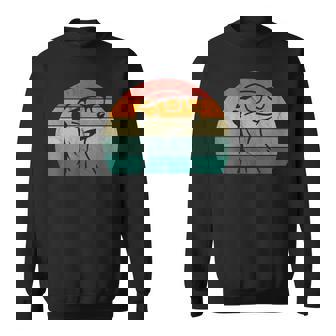 Retro Meerkat Multi-Colour Sunset Meerkat Sweatshirt - Geschenkecke